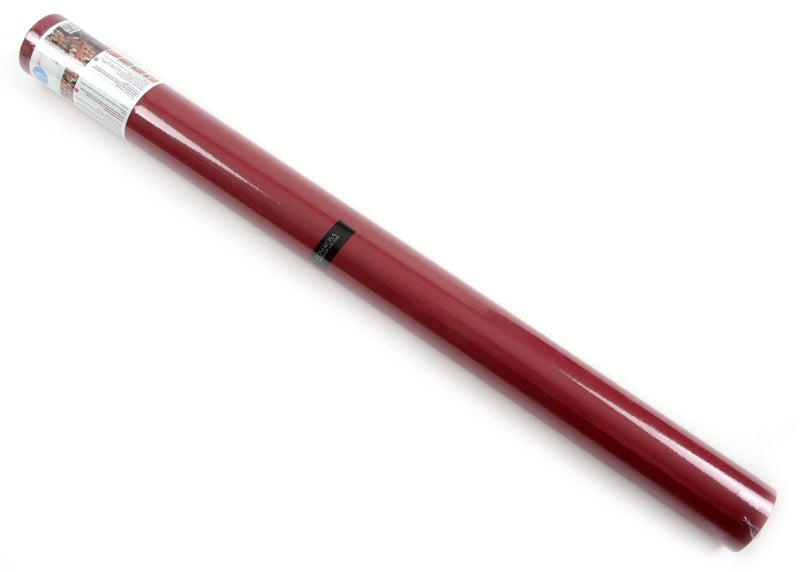 ROSEROSA Peel and Stick PVC Solid Self-Adhesive Wallpaper Covering Counter Top Shelf Liner Red Wine (SL528 : 2.00 Feet X 6.56 Feet) - Image 2